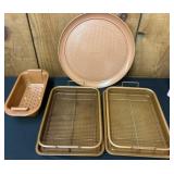 Copper-Colored Nonstick Cookware Set