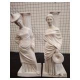 Ceramic Figurines with Pillar Design