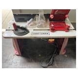 Craftsman Router Table with Accessories