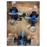 Door Knobs with Clear Glass Handles