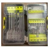 Ryobi Drill and Driver Bit Set in Plastic Case