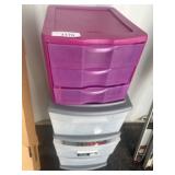 Sterilite Plastic Storage Drawers with Contents