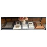 Decorative Picture Frames and Vase