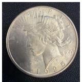 1925 U.S. Peace Silver Dollar Coin