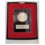 1992 Sterling Silver Franklin Mint Holiday Medal