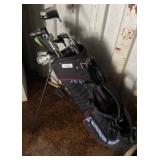 Golf Bag with Assorted Clubs by Top Flite