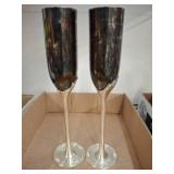 Things Remembered Champagne Flutes with Details