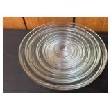 Nesting Clear Glass Bowls