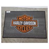 Harley-Davidson Logo Floor Mat, 27x18 Inches