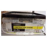Everbilt #9 x 3 in. Construction Screws in Tub