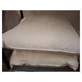 White Textured Throw Pillows