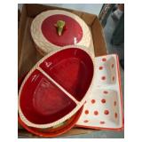 Ceramic Serveware and Avon Dish Set
