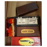 Model Train Cars in Original Boxes, Various Brands