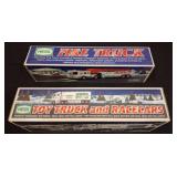Hess Fire Truck & Toy Truck Racecar Boxes