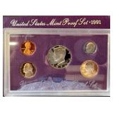 1991 United States Mint Proof Coin Set