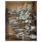 Silver-Colored Flatware Collection