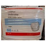 Cardinal Health Sure Care Underwear, Large