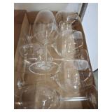 Stemmed Clear Glass Drinkware