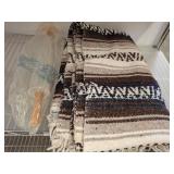 Woven Blanket With Rolling Pin