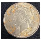 1922 Silver Peace Dollar Coin