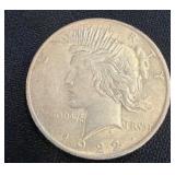 1922 Peace Silver Dollar Coin