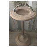 Cast Iron Ashtray With Leaping Deer Motif
