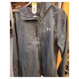 Under Armour Black Hooded Jacket, Size Medium