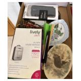 Box With Electronics, Case, Dish, and Accessories