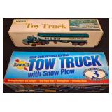 Hess Toy Truck and Sunoco Tow Truck Collectibles
