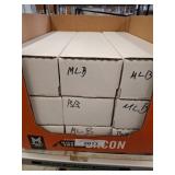 Nine Boxes of Assorted MLB and BB Ball Cards