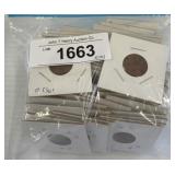 Bag of 50 Wheat Pennies in Card Holders