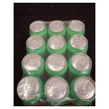 Pack of Canned Ginger Ale, Green Cans