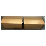 Wooden Storage Chests, Hinged Tops