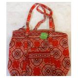 Vera Bradley Quilted Tote Bag in Paprika Pattern