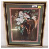 Framed 22x27 Magnolia Still Life Print