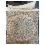 Decorative Throw Pillows with Embroidery