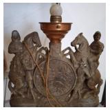 Decorative Figural Metal Lamp Base