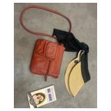 Red Leather Bag, Straw Hat, and Dale Evans Book