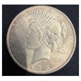 1923 Peace Silver Dollar Coin