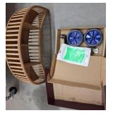 Wooden Crescent Moon Shelf,  NIB training Wheels