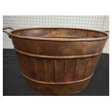 Oval Copper Basin With Side Handles