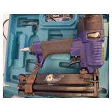 Central Pneumatic Nail Gun with Carrying Case