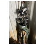 Golf Clubs and Bag with Assorted Brands