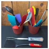 Kitchen Utensils in Planters