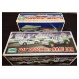 Hess Toy Trucks: Emergency Truck & Race Car Set