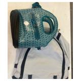 Polka Dot Insulated Tote and Lightweight Backpack
