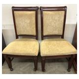 Upholstered Wood Dining Chairs