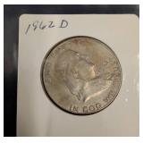 1962-D Franklin Half Dollar Coin