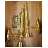 Brass Wall Sconces with Mounting Hardware