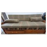 Mid-Century Modern Daybed With Storage Drawers